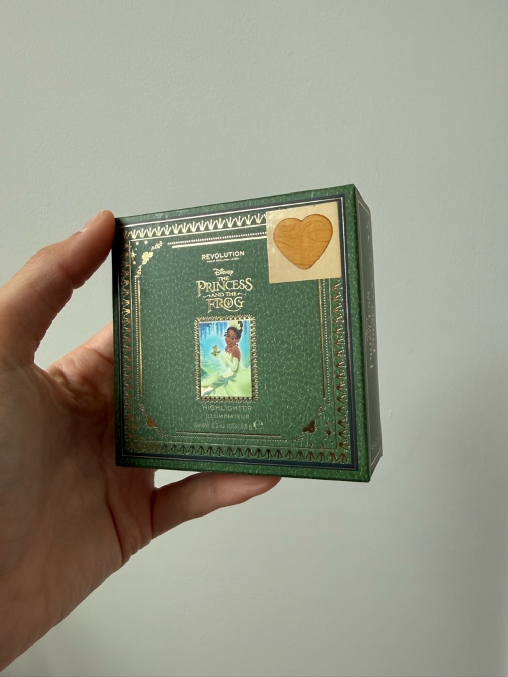 Revolution Princess and the Frog Highlighter Box - Green & Gold